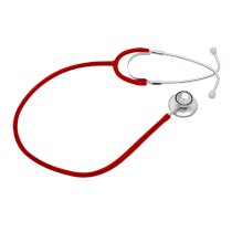 Fonendoskop dvoustranný, červený