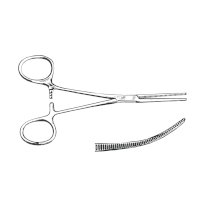 Peán KOCHER zahnutý, 14 cm