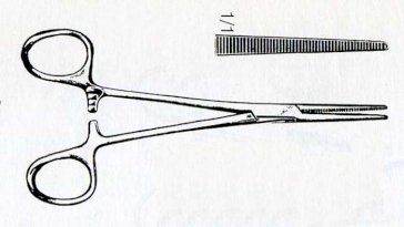 Peán CRILE rovný, 14 cm