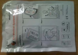 Defibril.elektrody velké, ER, pár