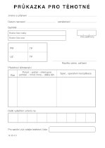 Průkazka pro těhotné