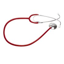 Fonendoskop jednostranný, červený